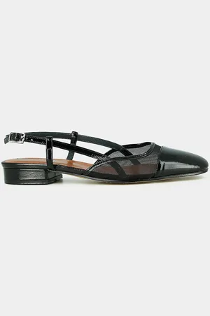 Jonak Slingback mesh ballerina