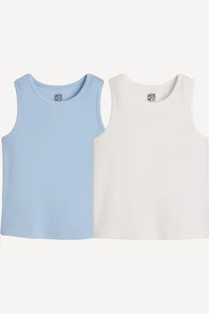 La Redoute Set van 2 singlets in ribtricot