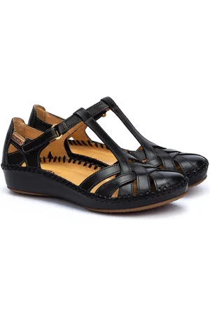 Pikolinos Sandalen in leer met sleehak Vallarta