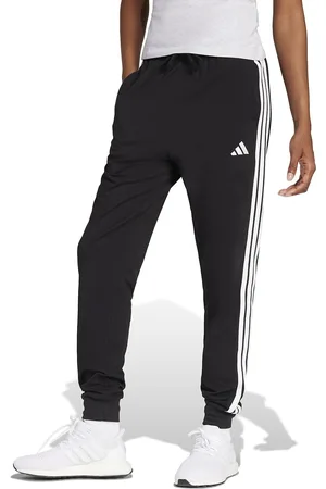 adidas Strakke broek in molton Essentials 3 stripes