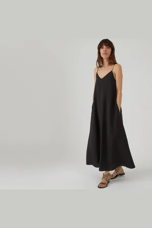La Redoute Lange jurk met spaghettibandjes