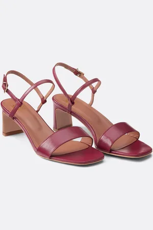 La Redoute Sandalen van glad leer met hak, Signature CANDICE