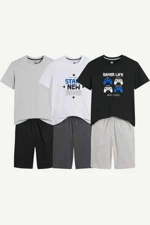 La Redoute Set van 3 katoenen pyjashorts