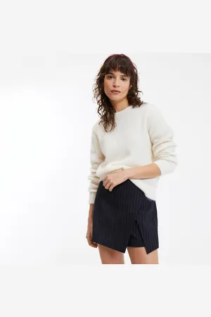 La Redoute Trui met ronde hals in grof tricot