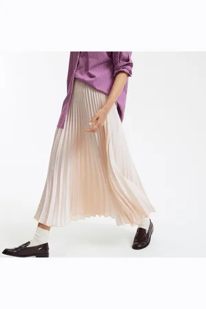 La Redoute Lange plissérok met elastische tailleband