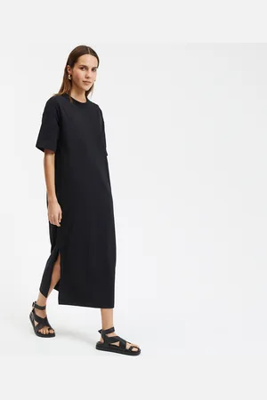 La Redoute Lange jurk in jersey, knoopsluiting op de schouder
