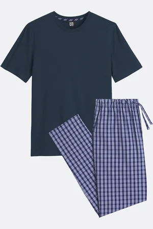 La Redoute Katoenen pyjama, geruite broek