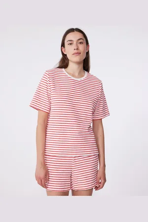 Petit Bateau Pyjashort in katoen, korte mouwen