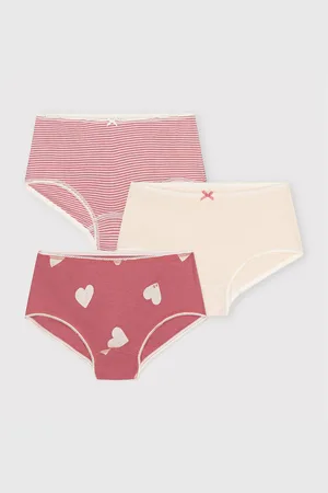 Petit Bateau Set van 3 hipsters in katoen