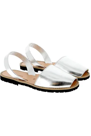 MINORQUINES Platte sandalen in leer Avarca Metal