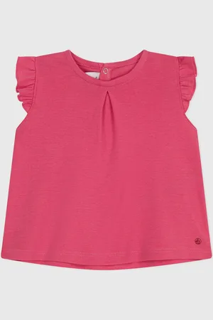 Petit Bateau Mouwloze katoenen blouse
