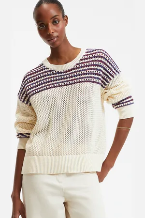 La Redoute Trui met ronde hals in grof tricot
