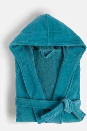 La Redoute Badjas met kap in fluwelen badstof 450 g/m2, Trizie