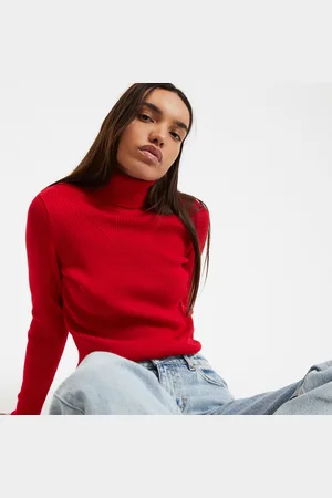 La Redoute Trui in fijn tricot met rolkraag