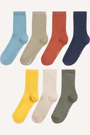 La Redoute Set van 7 paar effen kousen