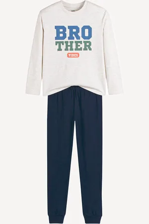 La Redoute Katoenen pyjama met boodschap
