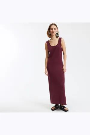 La Redoute Aansluitende, mouwloze lange jurk