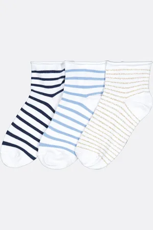 La Redoute Set van 3 paar gestreepte kousen