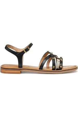 Geox Platte leren sandalen Maddalusia