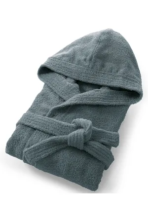 La Redoute Badjas met kap in bouclette badstof 450 g/m2, Haxel