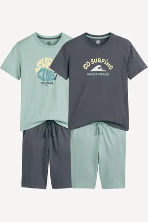 La Redoute Set van 2 katoenen pyjashorts, surfmotief