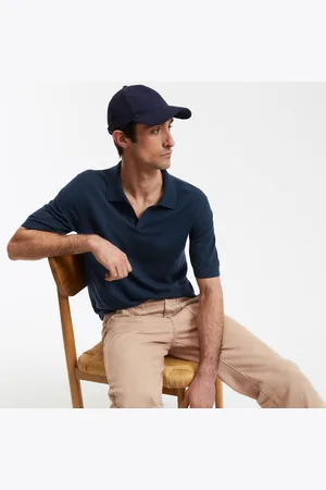 La Redoute Polo met V-hals en korte mouwen