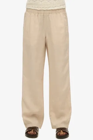 Superdry Linnen broek met koord