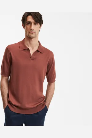 La Redoute Polo met V-hals en korte mouwen