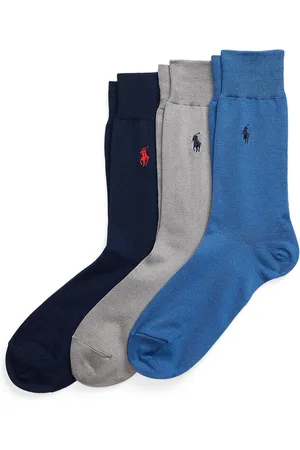 Ralph Lauren Set van 3 kousen in Schotse draad