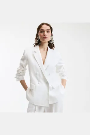 La Redoute Losvallende blazerjasje met dubbele rij knopen, Signature Iseult