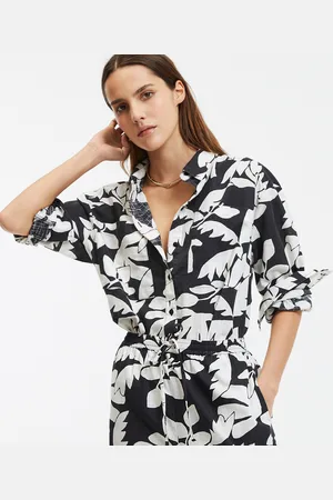 La Redoute Bedrukt oversized hemd en lange mouwen