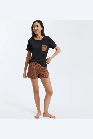 La Redoute Pyjashort in katoen, dierenprint