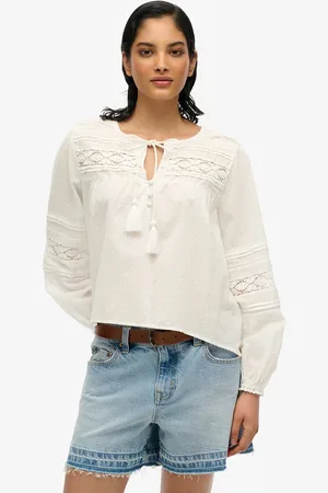 Superdry Ibiza kanten blouse