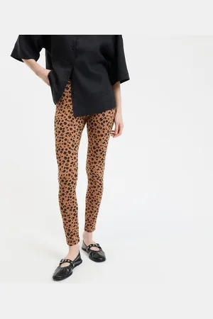 La Redoute Legging met hoge taille en dierenprint