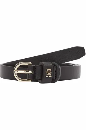 Tommy Hilfiger Effortless smalle leren riem 1,5 cm