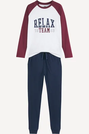 La Redoute Katoenen pyjama met opgedrukte boodschap