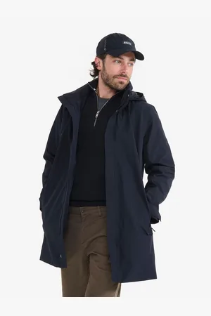 Aigle Lange Gore-Tex parka met oprolbare kap