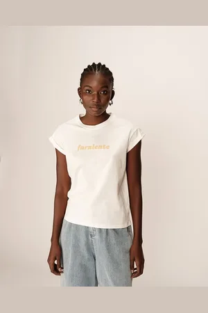 Grace & Mila T-shirt met boodschap "farniente" POMELO
