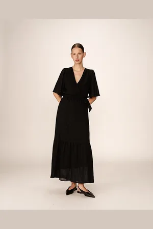 Grace & Mila Soepele maxi-jurk met riem, PERSE