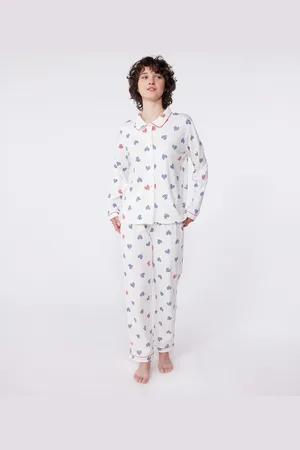 Petit Bateau Pyjama in grootvaders stijl in katoen