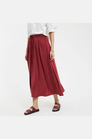 La Redoute Lange vloeiend vallende rok met elastische taille