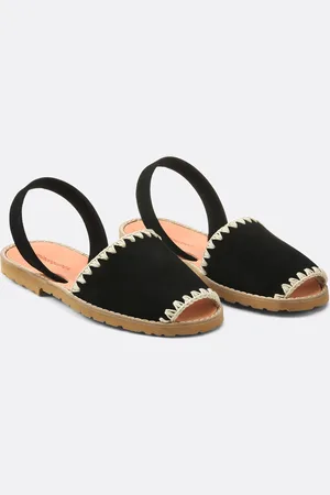 MINORQUINES Platte sandalen in daim Avarca
