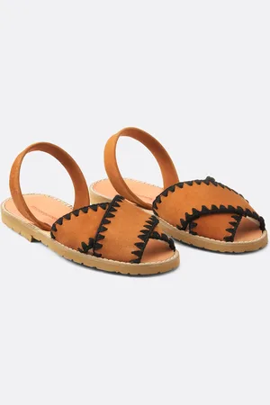 MINORQUINES Platte sandalen in daim Avarca Cala