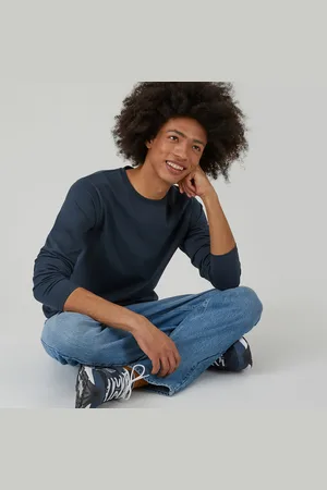 La Redoute T-shirt met ronde hals en lange mouwen