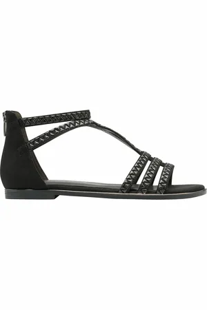 Tamaris Platte sandalen met gesloten hak