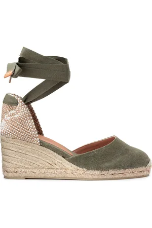Castaner Espadrilles met sleehak in katoen Carina