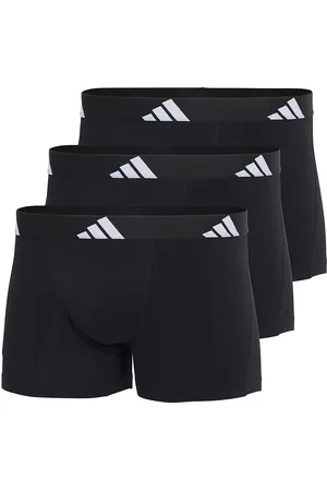 adidas Set van 3 effen boxershorts in katoen, Active Flex