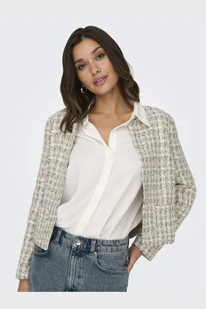 JDY Kort jasje in tweed