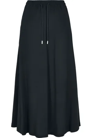Urban classics Lange rok - Ladie Viscose Midi Skirt - XS tot 5XL - voor Vrouwen