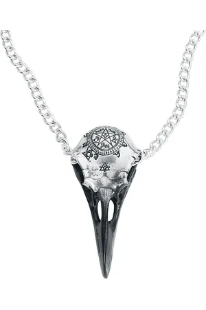 Alchemy Gothic Halsketting - Volvan Raven Skull